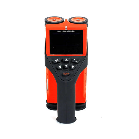 Heavy Duty Rebar Scanner And Wall Detector Finds Steel Bars Maps Concrete Thickness Measures Bar Diameter Runs Super Smooth Makes Structural Checks An Absolute Breeze With Slick Digital Screen, front view.