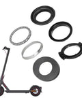 Front Fork Bearing Kit For Electric Scooter 4 Pro, Aluminum Alloy Steering Cup Set With Roller Bearings, Headset Bowl Replacement Parts For Smooth Riding And Wobble Free Steering. scooter headset bearing parts and cups
