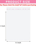 Clear Self Sealing Cellophane Bags 4x6 Inches 200 Pcs Resealable Bags For Cookies Candy And Treats Packaging size guide