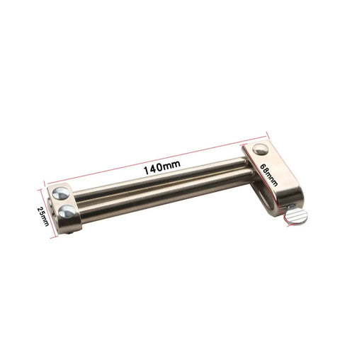 Brake Hose Clamp Tool With Alloy Steel Pinch Pliers Screw Lock Line Clamp For Cars And DIY Projects Garage Ready Vacuum And Heater Hoses Durable Rounded Clamp For Workshop Use, 140mm x 68mm