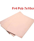 FR4 Copper Clad Laminate PCB Sheets 7x10cm Single Sided DIY Circuit Board Kit shown in a 3-pack arrangement