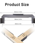 16 Inch Right Angle Woodworking Clamp And Framing Jig Adjustable Carpenter Clamping Fixture with size dimensions annotated.