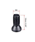 High Strength M4 X10mm Torx T15 Flat Countersunk Machine Screws Replace Carbide Inserts For Cnc Lathe Tool Holders 12.9 Grade Carbon Steel close-up view