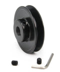 Tough As Nails Single Groove Cast Iron V Belt Sheave 3 Point 2 Inch Outside Diameter 5 Eighths Inch Bore Web Pulley with screws