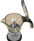 Black Espresso Coffee Maker With Transparent Carafe Brews 1 Or 3 Cups In About 5 Minutes With Auto Shut Off And Cool Touch Handle