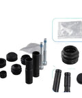 Top Tier Front Caliper Slider Pin Kit Guide Bolts For 2006-2016 Ride, Fits BCF1499BX2 Replaces Abtd 2X, Heavy Duty Brake Hardware That Stops The Wobbling And Keeps Your Stopping Power Fresh. black caliper slider pin kit with bolts and rubber boots