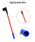 Mini Add A Circuit Fuse Tap Kit 12V with blade fuse holder and 15A mini ATM fuse, waterproof and anti-rattle, close-up view