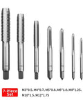 Get This Sweet Hss Hand Tap And Die Set For M6 To M10 Metal Threads With Smooth Flutes Perfect For Serious DIYers And Workshop Pros Needing Solid Screw Thread Repair Tools Today. 7-piece M3-M12 HSS tap set for metal threads
