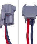 Front view of Four Piece Fuel Injector Connector Kit Plug And Play Quick Disconnect Pigtails for Mazda and Toyota