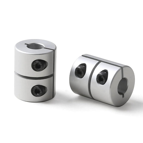 5mm To 5mm Shaft Coupling For CNC Machines And 3D Printers, 25mm Length, 20mm Diameter, Aluminum Alloy, Anodized Finish, Beefy Torque Transmission