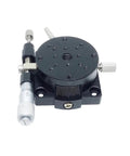 Motorized Rotary Positioning Stage With 360 Degree Turntable And Indexing Plate Rock Solid Pro Grade High Precision Worm Gear Drive