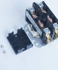 Two Pole Air Conditioner Contactor Heavy Duty 40 Amp FLA 24V Coil with Quick Connect Terminals and Heavy Lug Screws