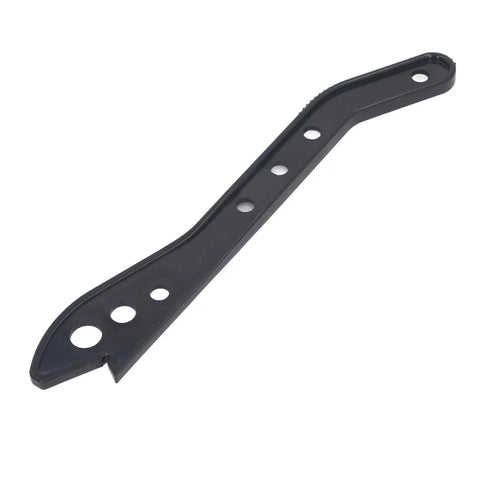 Killer Grip Woodworking Push Stick For Table Saw And Router Table, sturdy black ABS material, ergonomic design for safety.
