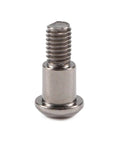 Shoulder Screws For Vanquish H10 Opitc VS4-10 F9 F10 D44 And Axial SCX10 AR44 AR45 Capra RC Cars Beefy Alloy Mix Fasteners For Lightweight Strength Heavy Duty Upgrades And Smoothed Out Pro Grade Crawler Performance, silver shoulder screw close-up