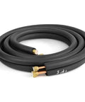 Coiled flame retardant foam tube for insulation and gear, 1 inch ID by 3 eighths inch, rugged closed cell rubber