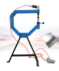 Beefy Heavy Duty Pneumatic Planishing Hammer For Sheet Metal Shaping With Stainless Steel Build Pedals And Steel Frame Industrial Grade Air Hammer