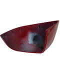 Fresh Red Right Side Front Side Mirror Lower Bottom Cover Cap For Tesla Model 3 2017 To 2021 tight aftermarket trim part side view.