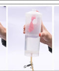 Hand using DIY Pendulum Lab Kit For Hands On Mechanics, Energy Transfer From Kinetic To Potential, pressure experiment setup