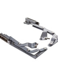 Space Saving Lift Up Cabinet Hinge System For Kitchen Doors, Flap Up Support That Reduces Front To Back Depth And Adds Space Saver, Durable Iron