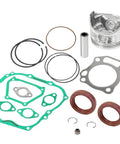 Heavy Duty 357CC Engine Rebuild Kit With.5MM Oversized Piston Rings Gaskets And Seals For 4 Cycle Golf Cart Engines G21 G22 G23 G27 G28 YDRA 2000 To 2013 components including piston, gaskets, and seals.