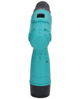 12V Cordless Drill Driver Boasting Hella Torque Up To 52 Newton Meters Quick Change Chuck Dual Gearing Heavy Cell Battery Tough Frame side view