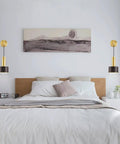 Bedroom with Battery Operated Wall Lights 2 Pack With Remote No Wiring Needed Bedside Bedroom Modern Minimalist LED Wall Lamps