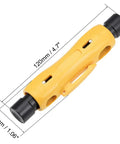 Dual End Coax Cable Stripper For RG6 RG59 And RG11 Quad Cables with fixed blade design