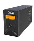 600VA/360W UPS Battery Backup And Surge Protector For Computers Routers NAS And Home Theaters with front view and digital display
