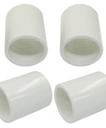 Beefy Three Quarter Inch PVC Pipe Coupling Connector Slip Socket Fitting Pack Of 10, white schedule 40 durable PVC