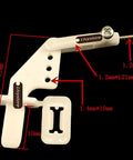 Adjustable Push Rod Connector Linkage Stopper Set With Nylon Control Horns 21x10mm And Z Push Rods 1.2x210mm for RC airplane use