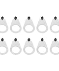 Metal Guitar Knob Position Markers 10 Piece Dope Set Indicator Plates For Tone And Volume Control Easy To Install Durable Metal Washers