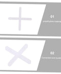 10,000 Pcs Pro Grade Tile Leveling Spacers and Positioning Cards PE Material for Quick Setup, cross-shaped spacers, white