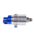 High Speed Coolant Rotary Joint Replacement For DEUBLIN Union Pop Off 1109-040-188 1109040188 Industrial Machinery Repair Part Durable Pro Grade Plug And Play Fit For Quick Install For Precision Cooling Systems. Side view of metal coolant rotary joint with blue cap and threaded end