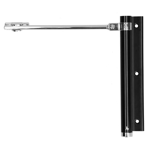 Automatic Door Closer Stainless Steel Spring Buffer Soft Silent Close For Home And Hotel Adjustable Force 180x165mm