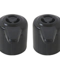 2 Pack Steam Release Valve For Instant Pot Duo Series, easy install, black PP/ABS material, shown side by side