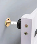 No Wobble Headboard Stopper Set For Adjustable Bed Frames And Furniture 10 Pcs Universal Threaded Stabilizers 28-105mm attached to wall and headboard