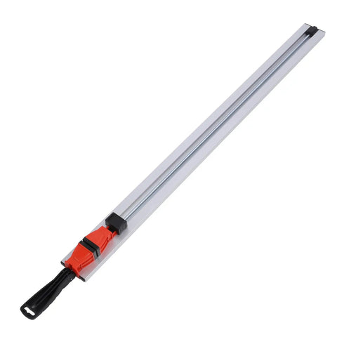 Heavy Duty Aluminum Straight Edge Guide For Circular Saws Featuring A Rock Solid Rubber Clamp And Non Slip Rail, 1.5m long.