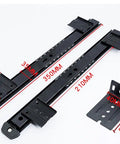 Premium Heavy Duty 350Mm Drawer Slides Featuring Ball Bearing Runners For Kitchen Cabinets And Office Storage With Silver Finish showing measurements.