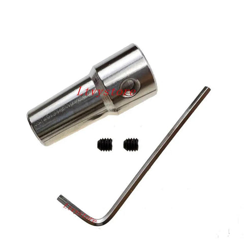 Hex key, screws, and metal connector for attaching 12V Permanent Magnet DC Motor 30W 3500RPM High Speed Gear Motor brackets.