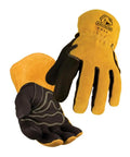 Extreme Pigskin And Cowhide Build MIG Welding Gloves Large Heavy Duty Kevlar Reinforced Stitching Heat And Spark Resistant Hand Protection