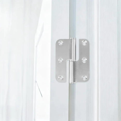 Ten Pack 3x2 Iron H Shape Removable Lift Off Door Hinges With 60 Stainless Steel Screws Built Tough Heavy Duty Radius Rounded Corner Hinges
