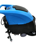 Side view of a Commercial Floor Scrubber With 20 Inch Cleaning Path Dual Tank System 50L Fresh Water 40L Waste Water.