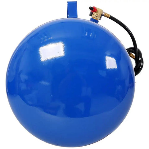 Aynuma 11 Gallon Portable Air Tank Heavy Duty Metal Compressor With Reinforced Hose Dual Pressure Gauge Safety Valve and Tire Chuck.