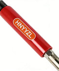Red metal Grease Fitting Cleaning Tool For Quick Clog Removal With Penetrating Fluid And Hydraulic Flush, clear fittings, pins, shafts