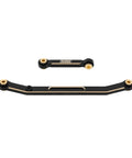 Brass High Tightening Steering Link Set For 1 By 24 Axial SCX24, Lightweight 8g Upgrade That Beefs Up Center Of Gravity, Traction, And Stability, Black Hard Coat With Chamfered Edges For Sharp, Rugged Look.