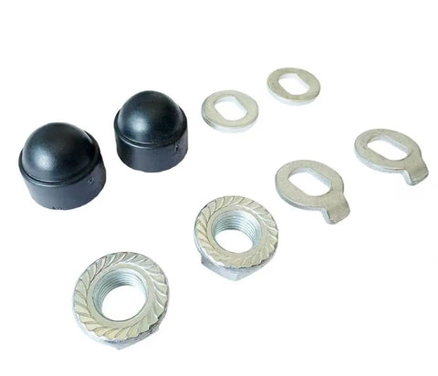 14Mm Hub Motor Nut Kit For High Power E Bikes And E Scooters Built For Real Power With Steel Locknut Serrated Anti Loosening Washer
