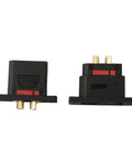 Hella Reliable Heavy Duty Gold Plated Qs8ps Connectors for Electric Drones, showcasing anti-spark plugs and copper pins.