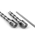 Oscarbide 7/16 in annular cutters set (2 pcs) with 3/4 in Weldon shanks and pilot pin for magnetic drill press, 2 in depth of cut