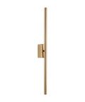 Gold Finish 39 Inch LED Wall Sconce Sleek Dope Slim Linear Light For Living Room Bedroom Hallway Foyer Corridor 14W 980 Lumens 3000K Surface Mounted Easy Install Ambient Glow, side view