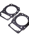 Direct Fit Engine Cylinder Cover Gasket Kit Compatible With Boulevard M109R C109R VLR1800 Intruder Replacement 1114248G00 showing two black gaskets.